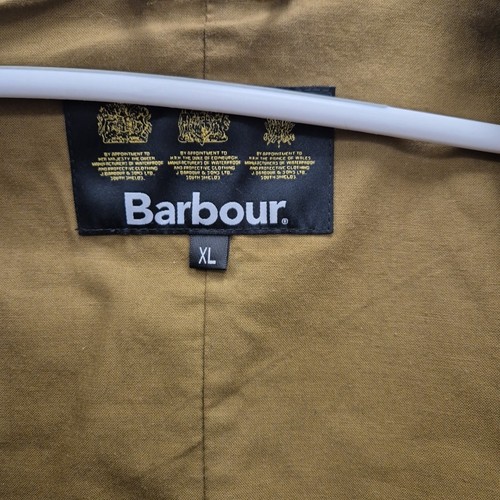 Barbour Redrum Wax Waterproof Brown Biker Checkered Jacket Coat Mens Size XL - Bild 4 von 10