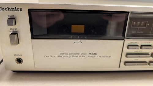 Technics Cassette Deck Model RS-M226 As Is for Parts - Picture 4 of 11