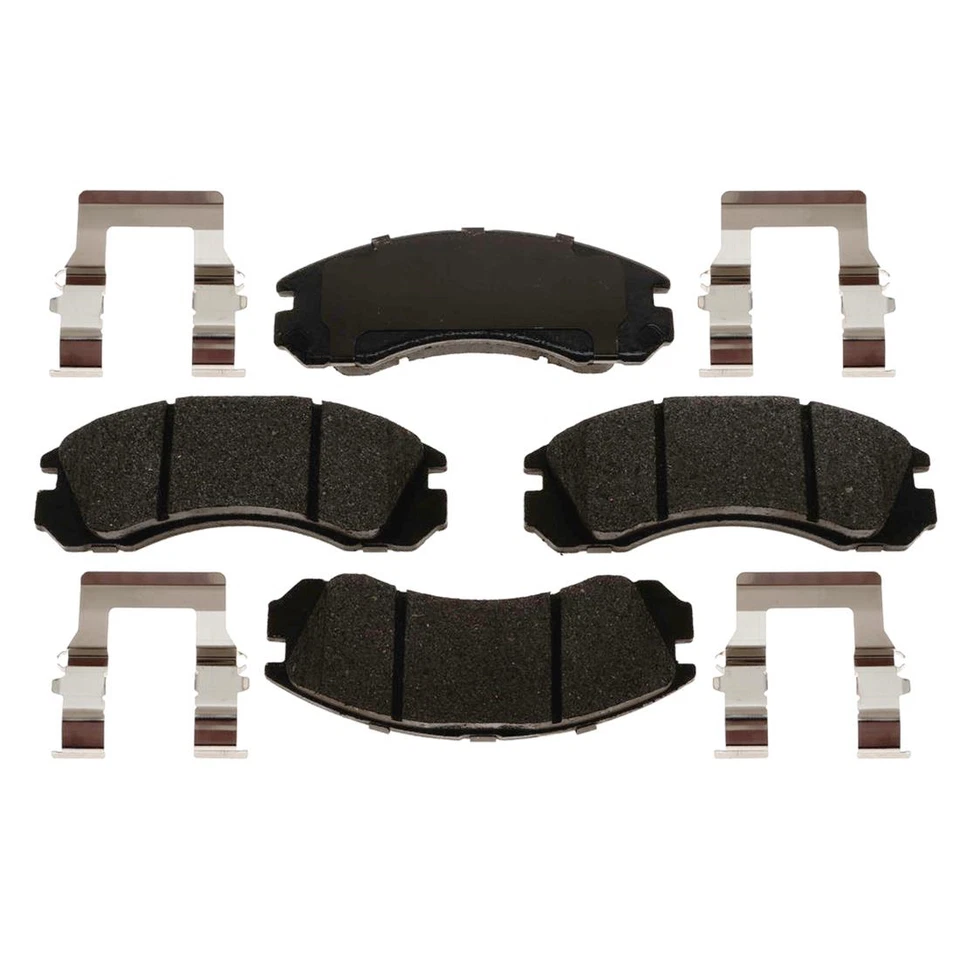 For 2004 2003 - 1997 Mitsubishi Diamante Front & Rear R-Line Ceramic Brake Pads - Image 3 of 4