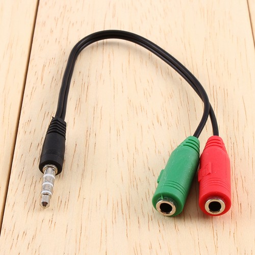 Cable Convertidor Adaptador Jack Estéreo 3 5mm Divisor De Auriculares Kit - Imagen 2 de 10