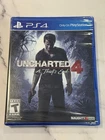 Uncharted 4 A Thief's End PS4 BRAND NEW and FACTORY SEALED