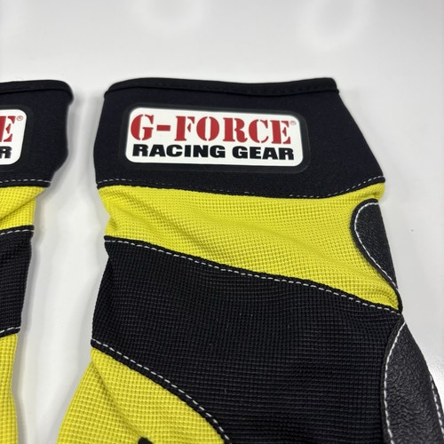 5 Pair G-Force Mechanic Style Crew Gloves 4250XLGYL Racing Gear/ Crew Glove - Picture 11 of 22