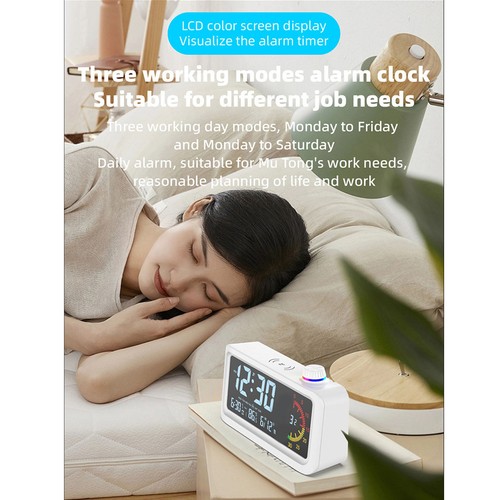Digital Clock Electronic Alarm Clock Built In Timer For Home - Picture 6 of 24