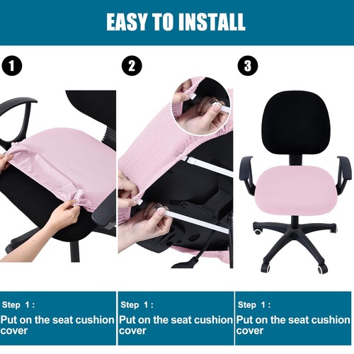 Stretch Jacquard Büro Computer Stuhl Sitzbezüge, Abnehmbar Waschbar Anti-D... - Bild 7 von 7