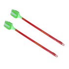  2pcs Home Brush Wooden Long Handle Brush for Hotel Bathroom and Household