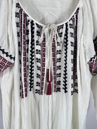 Denim & Supply Ralph Lauren M Bauernkleid Tubic bestickt gefüttert Hippie - Bild 2 von 12