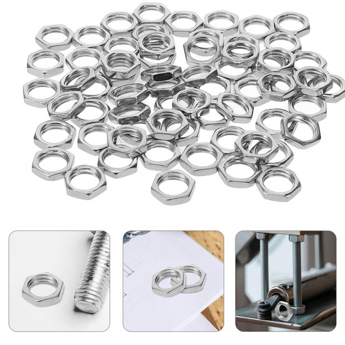 100 Pcs Hexagonal Thin Nut Sleeve Insert Ceiling Light Fitting Lamp Hardware - Picture 8 of 12