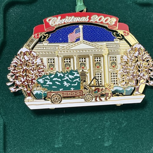 2003 Weißes Haus Weihnachtsschmuck Baumpräsentation First Lady Laura Bush A5 - Bild 7 von 11