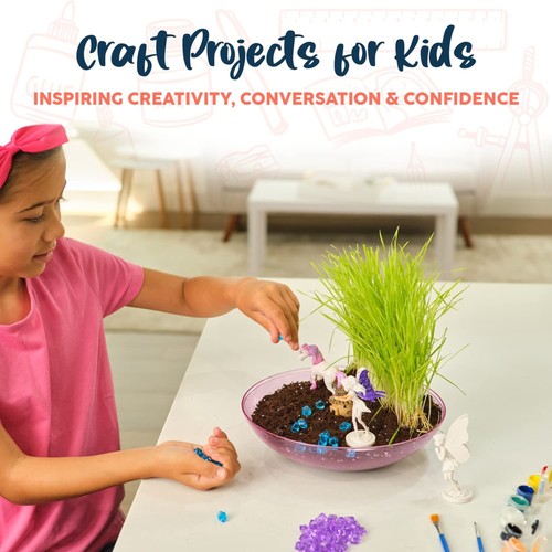 Bryte beleuchtetes Einhorn Terrarium Set für Kinder, Spielzeug für Mädchen im Alter von 4-12 Jahren - Bild 7 von 9