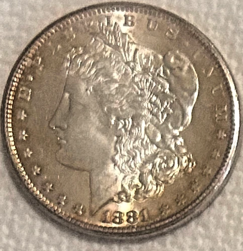 1881 S Morgan WOW loaded with luster BU bright free ship Sigma tested authentic