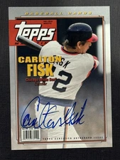 Carlton Fisk 2019 Topps Archives Magazine Autograph 73/85 Auto #TMA-CF White Sox