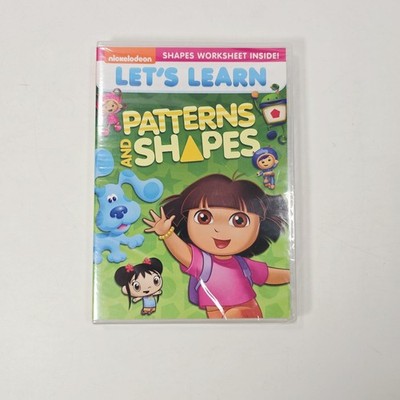 Let's Learn: Patterns and Shapes (DVD, 2014, Full Screen) Dora The Explorer- New