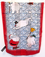 NWOT, Christmas Frosty the Snowman Polyester Neck Scarf