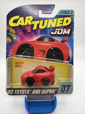 Car Tuned Jdm Series 3 93 Toyota A90 Supra 07 Red Cartuned