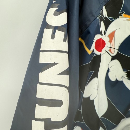 Chaqueta de bombardero Looney Tunes solo para miembros gráfico de personajes de dibujos animados azul marino L - Imagen 7 de 23
