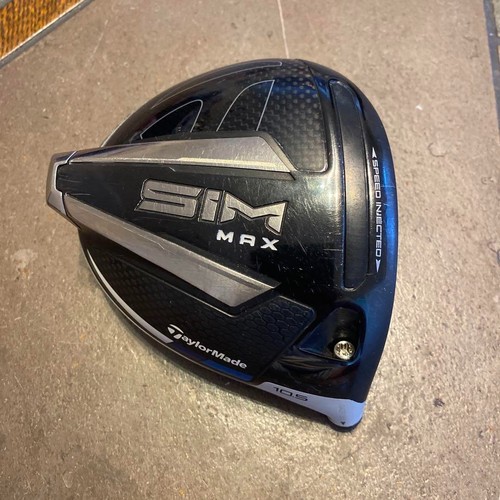 Taylormade Sim Max 10.5 degree Golf Driver Head RH w/cover - Picture 2 of 9