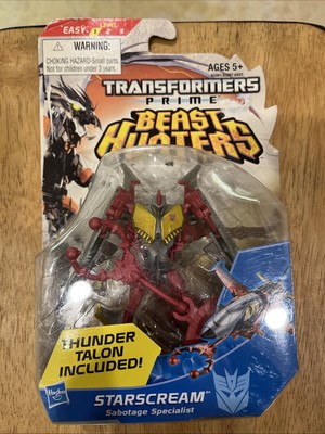 Transformers Prime Beast Hunters Starscream Sabotage Specialist Figure New MOC