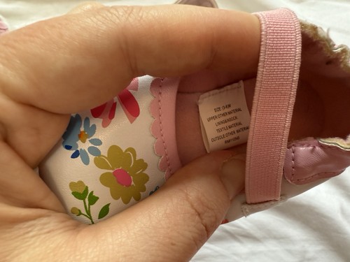 Lote Zapatos Bebé Niña Diferentes Tallas 0-3 y 3-6 M Recién Nacido Rosa Flor Conejito - Imagen 8 de 12