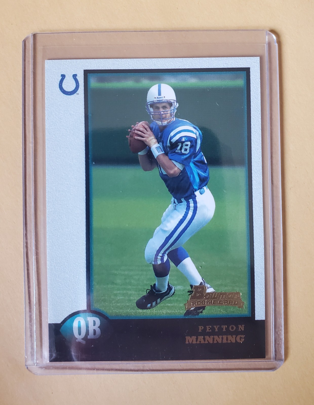 Peyton Manning Rookie 1998 Bowman Football Card No. 1