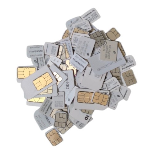 Lot de 100 cartes SIM Scrap pour récupération d'or - AT&T, TracFone, Verizon et plus - Photo 5 sur 7
