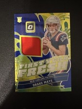 2024 Panini Optic First Year Fresh Rookie Patch Drake Maye- New England Patriots