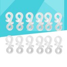  120 Pcs Wall Clips for Hanging Led Strip Light Fixing Christmas Gutter Hooks