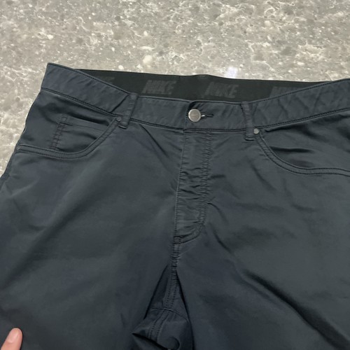 Nike Hose Herren 34 Navy DriFit Repel 5 Pocket Chino Slim Fit Grip Bund Golf - Bild 2 von 7