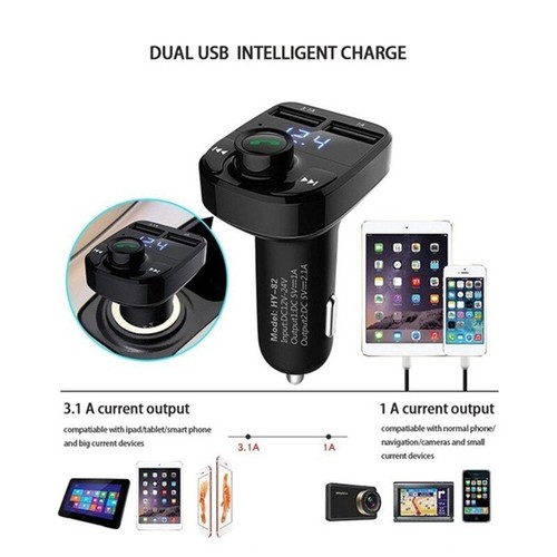 Wireless Bluetooth Transmitter UK FM MP3 Player USB Car Charger Adapter Budi - 第 6/11 張圖片
