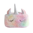  1 STÜCK Platz Einhorn Plüsch Tissue Box Nette Weiche Papierhalter Tissue