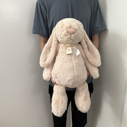 Jellycat Huge (20.1", 51 cm) Luxe Willow Bunny BNWT - 100% Real - Fast Ship US