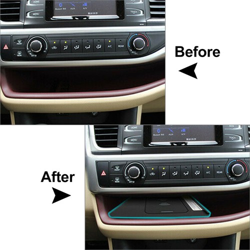 Auto Handy Ladegerät Wireless Charger Pad für Toyota Highlander 14-19 Samsung - 第 16/16 張圖片