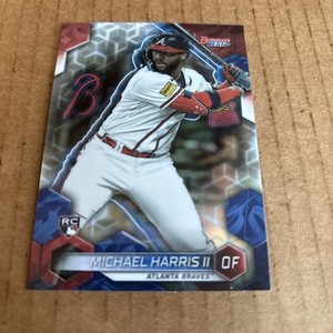 2023 Bowmans Best REFRACTOR Michael Harris II RC #27 Braves Baseball Card (e9)