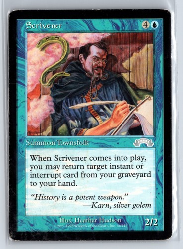 (2X) Scrivener Exodus Uncommon – MTG Magic the Gathering Card - Picture 3 of 7