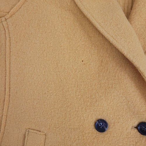 J. CREW Daphne Topcoat Mantel Gr. 12 senfgelb italienische gekochte Wolle edel - Bild 10 von 14