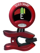2 Clip-on All Instrument Tuner-Red/Silver (SILRED)