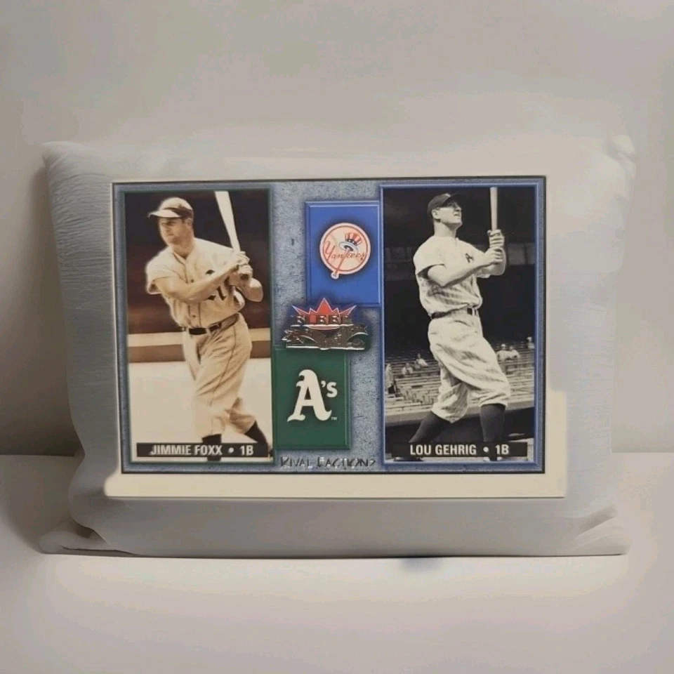 2002 Fleer Fall Classics Rival Factions: 3-45RF Foxx/Gehrig & Foxx/Ott 45-45RF - Изображение 2 из 4