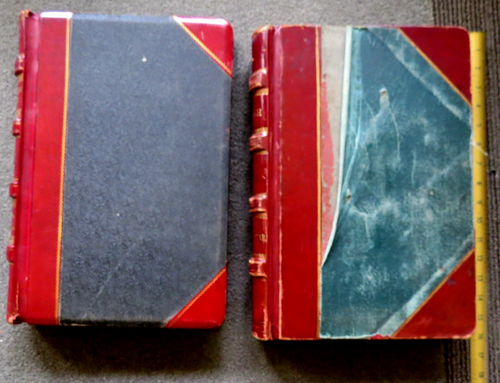 1906-27 Two Antique Ledgers Western Star Iowa 15x11x2" Masonic READ Description - Picture 10 of 11