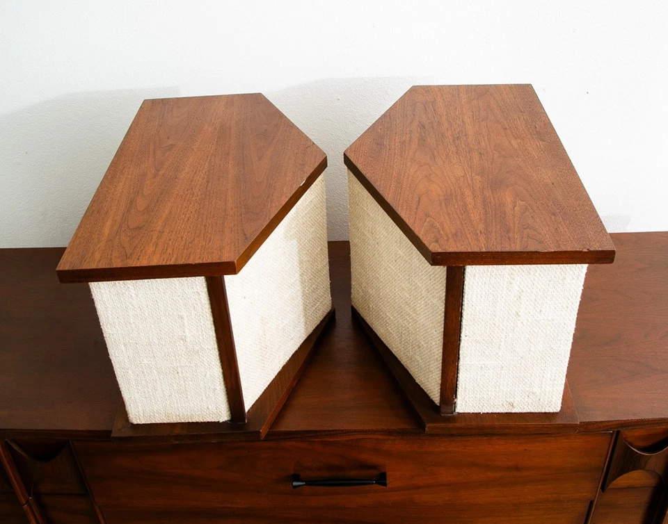 Altavoces Modernos Mediados de Siglo Bose Serie 901 II Altavoz Alta Fidelidad Nogal 18 Controladores Foto 2 de 4