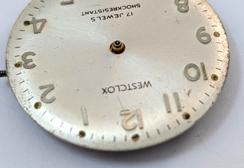 Vintage WESTCLOX A-210 17 Jewels 29mm Mechanical Watch Movement PARTS or REPAIR - Picture 6 of 12