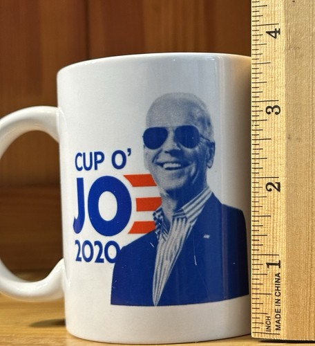 Taza de café de cerámica Cup O'Jo 3,5"" Joe Biden mercancía oficial de campaña de EE. UU. 11 OZ. - Imagen 7 de 8