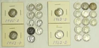 Lot of 26 total, 11 Mercury & 15 Roosevelt Dimes 90% Silver, Various Years