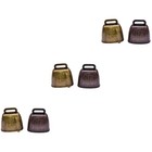 6 stücke Rinderglocke Hängende Bell Desktop Ornament Schafglocke