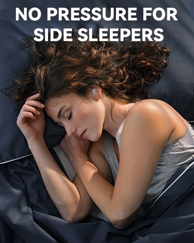 Sleep Headphones Bluetooth 5.4, Invisible Sleep Earbuds, Noise Cancelling Hea... - Photo 5 sur 8