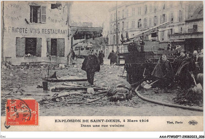 EMI-AAAP7-0663-93 - Saint-Denis - Explosion - March 4, 1916 - Nel la Rue Voisin