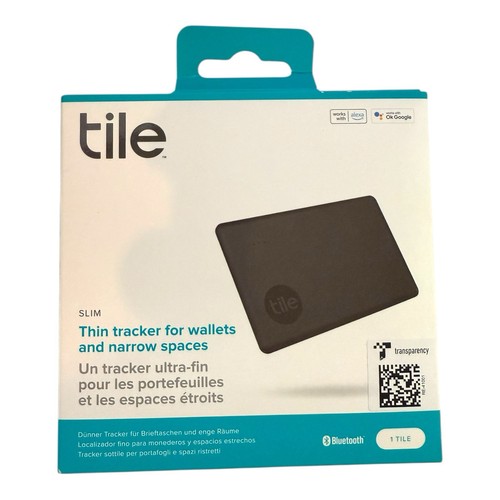 Tile Slim (2022) Thin Bluetooth Tracker, Wallet Finder et Localisateur d'objets