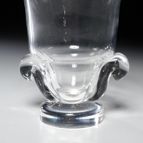 Jarrón neoclásico Steuben cristal artístico George Thompson desplazamiento cristal 7964 5,75"h - Imagen 2 de 5