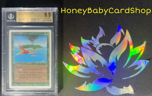 MTG 3rd Edition Revised 1994 Birds of Paradise BGS 9.5 GEM MINT Old School 93/94 - Picture 4 of 6