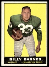1961 Topps Billy Barnes ^ ^ Philadelphia Eagles #97