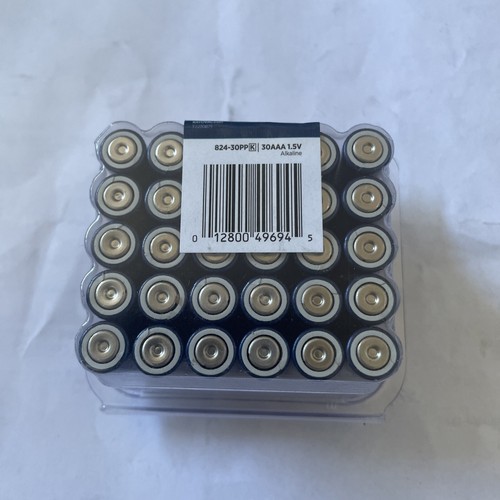 RAYOVAC HIGH ENERGY 1.5V AAA ALKALINE BATTERIES - (30 Pack) - Picture 3 of 4