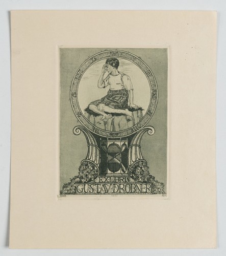 H. WILM (1887-1947), Exlibris Sammlung, Acht Originale, um 1910, Radierung - Bild 2 von 10